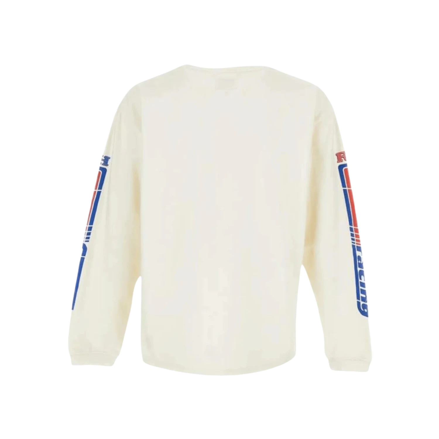 Rhude Split Petrol Logo Mesh L/S Tee Vintage White/Red