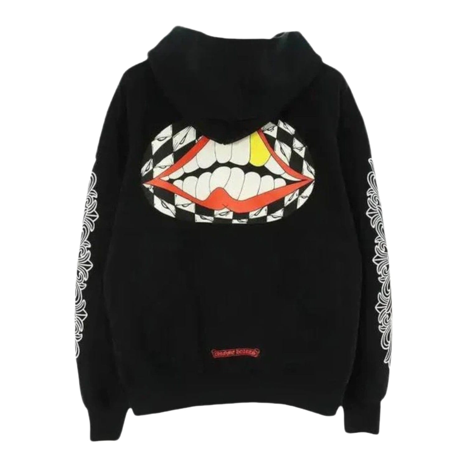 Chrome Hearts Matty Boy Flower Chomper Hoodie Black