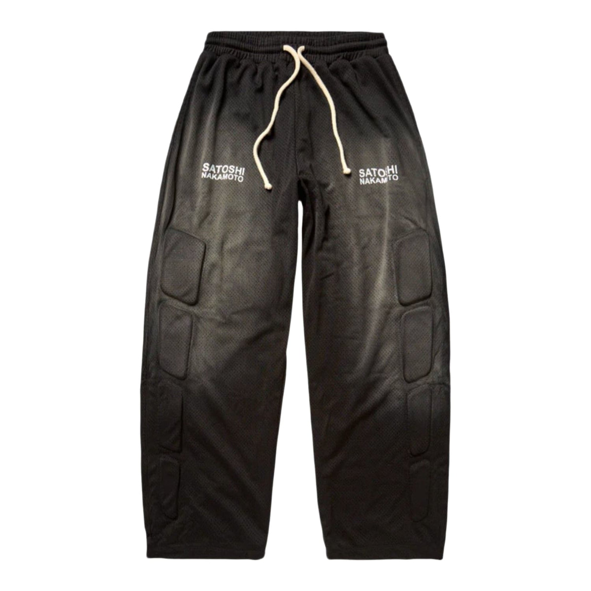 Satoshi Nakamoto Mesh Moto Sweatpants