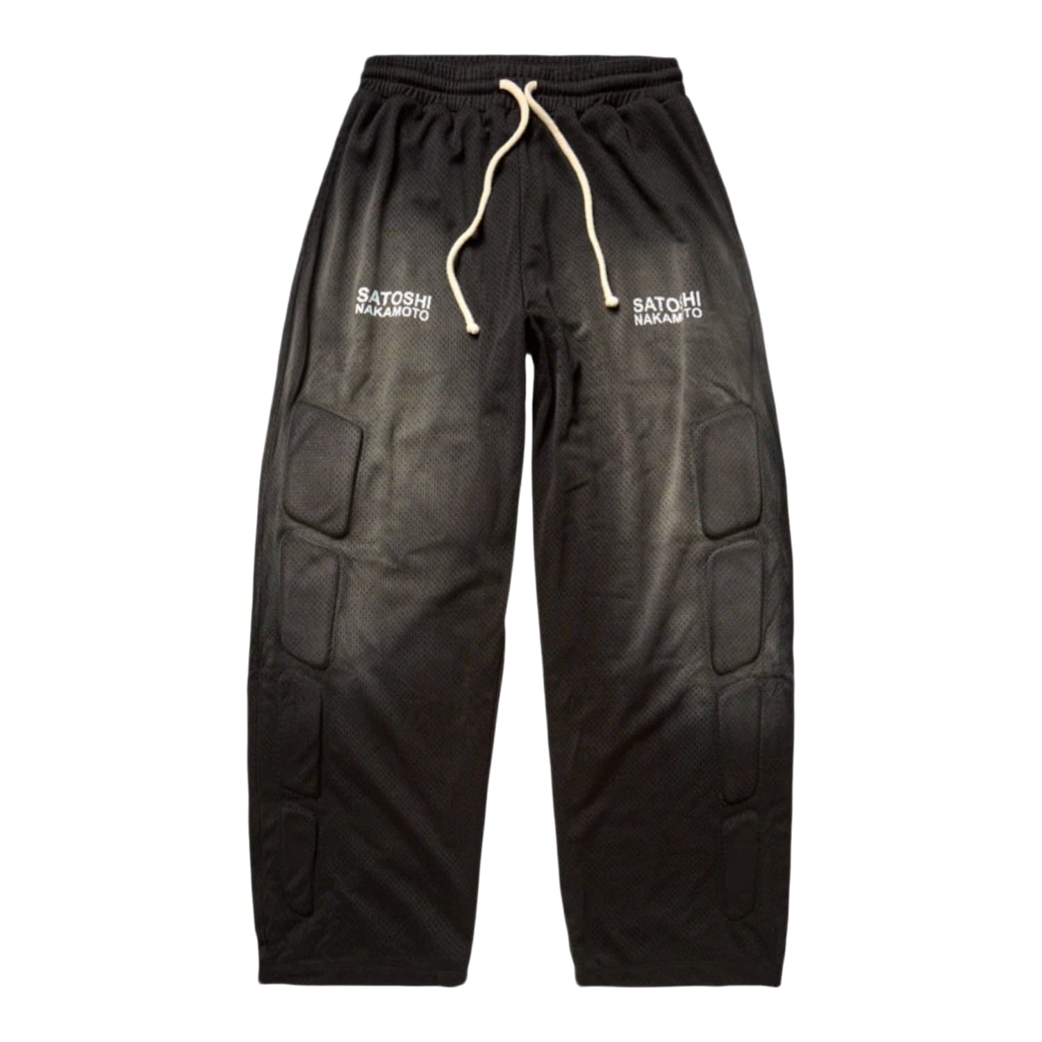Satoshi Nakamoto Mesh Moto Sweatpants