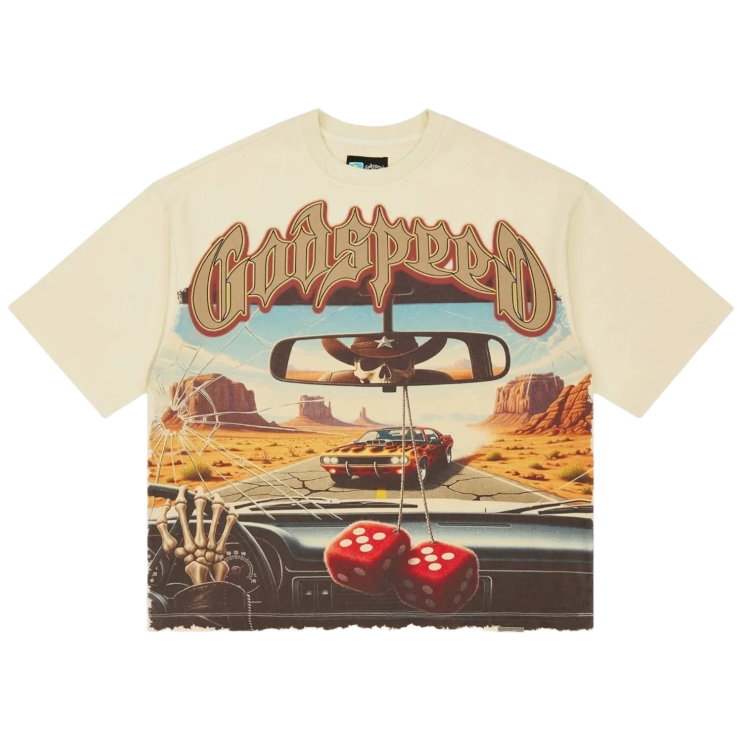Godspeed On The Run II T-shirt Bone