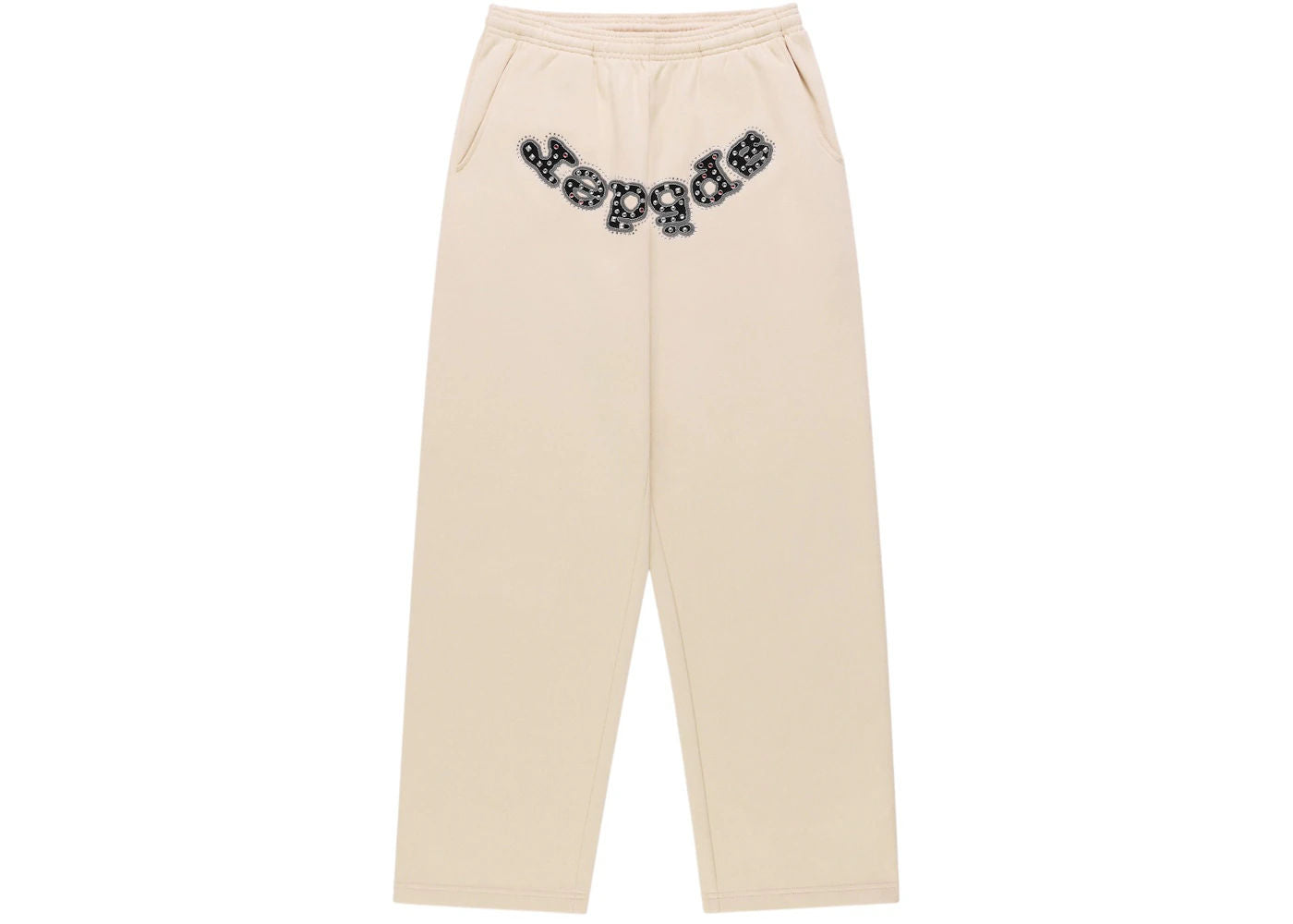 Sp5der Mixed Stone OG Logo Sweatpant Cream