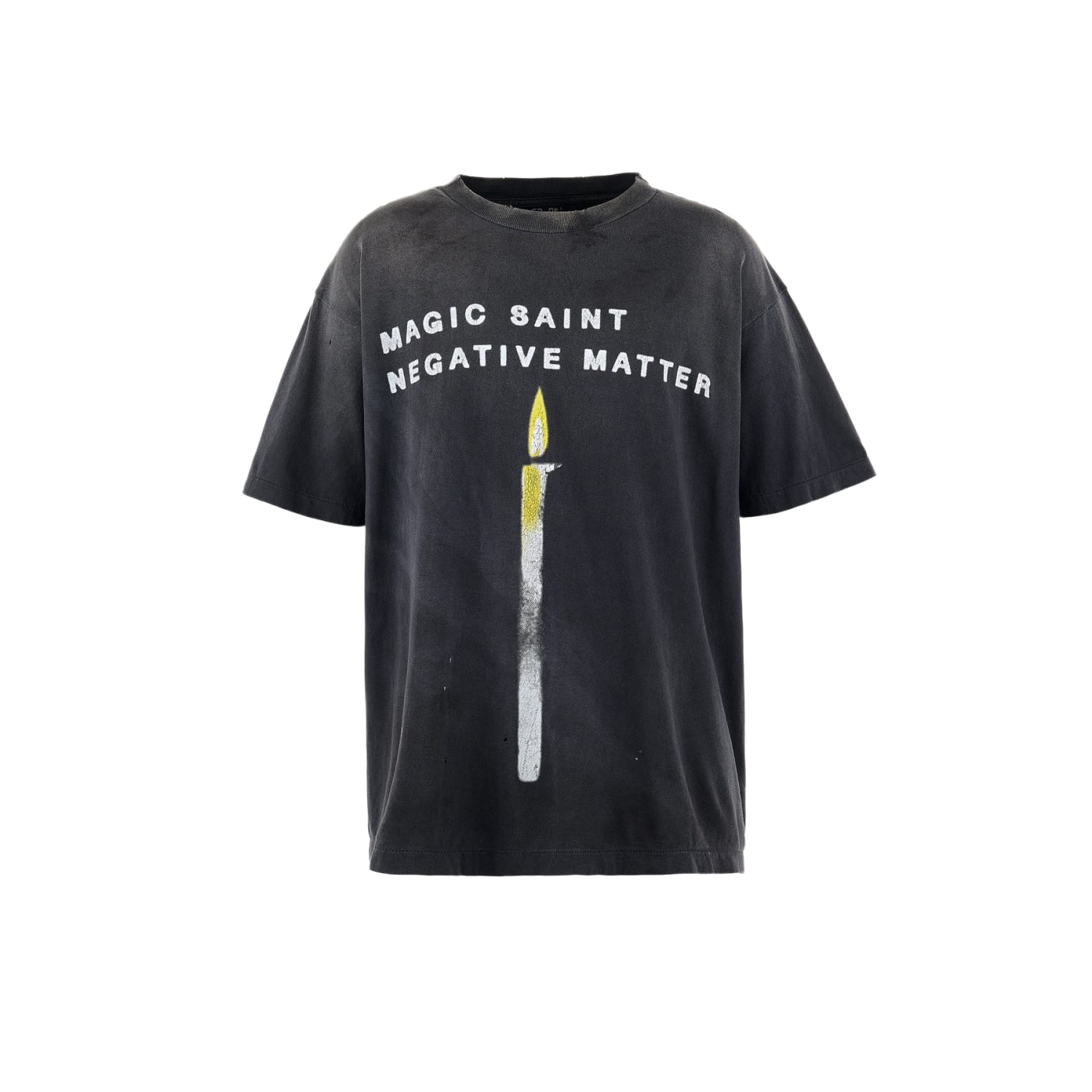 Saint Michael Candle T-Shirt Black