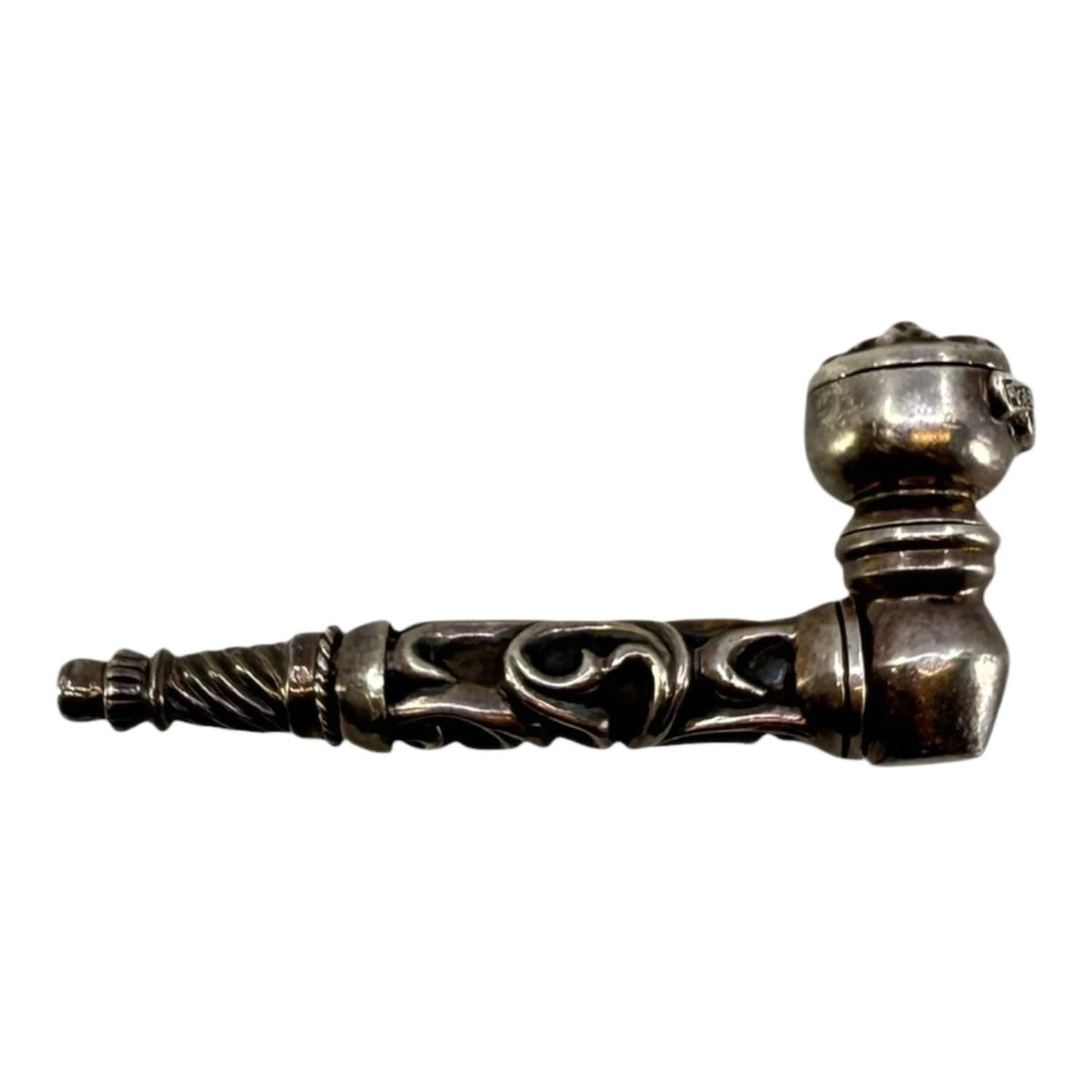 Chrome Hearts Silver Three Piece Pipe