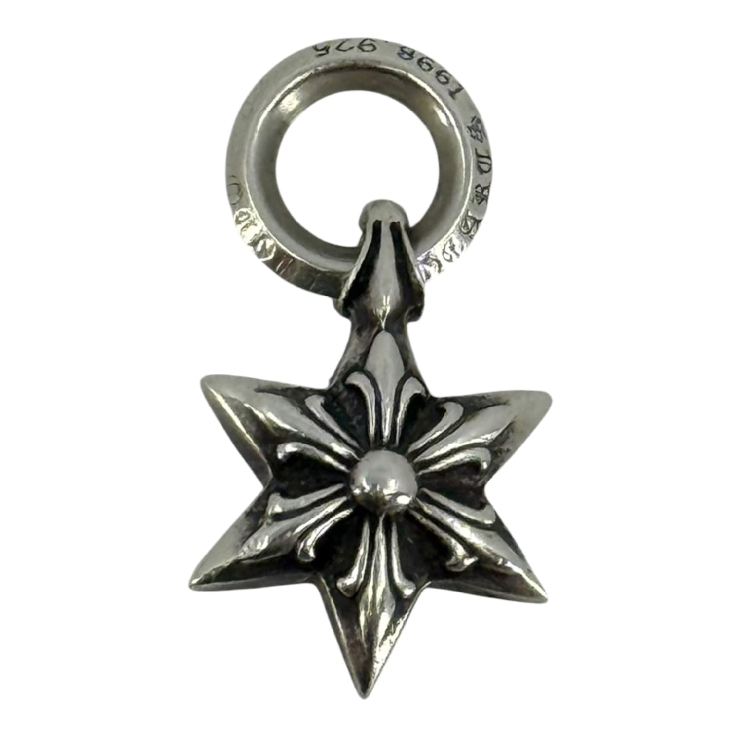 Chrome Hearts Silver Six Point Star Pendant