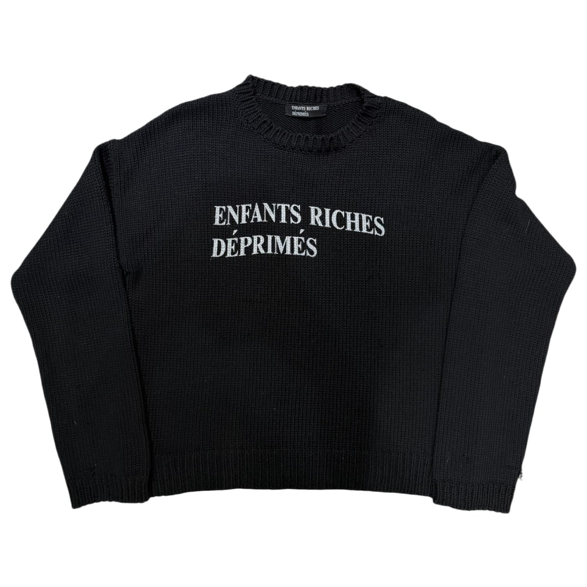 Enfants Riches Deprimes Black E.R.D Classique Logo Sweater