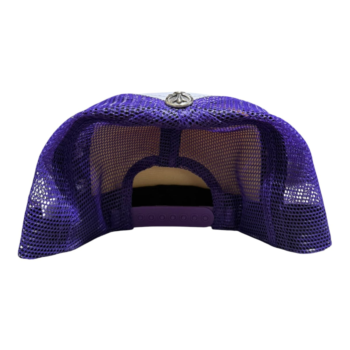Chrome Hearts Fuck Hollywood Trucker Hat Purple Pink