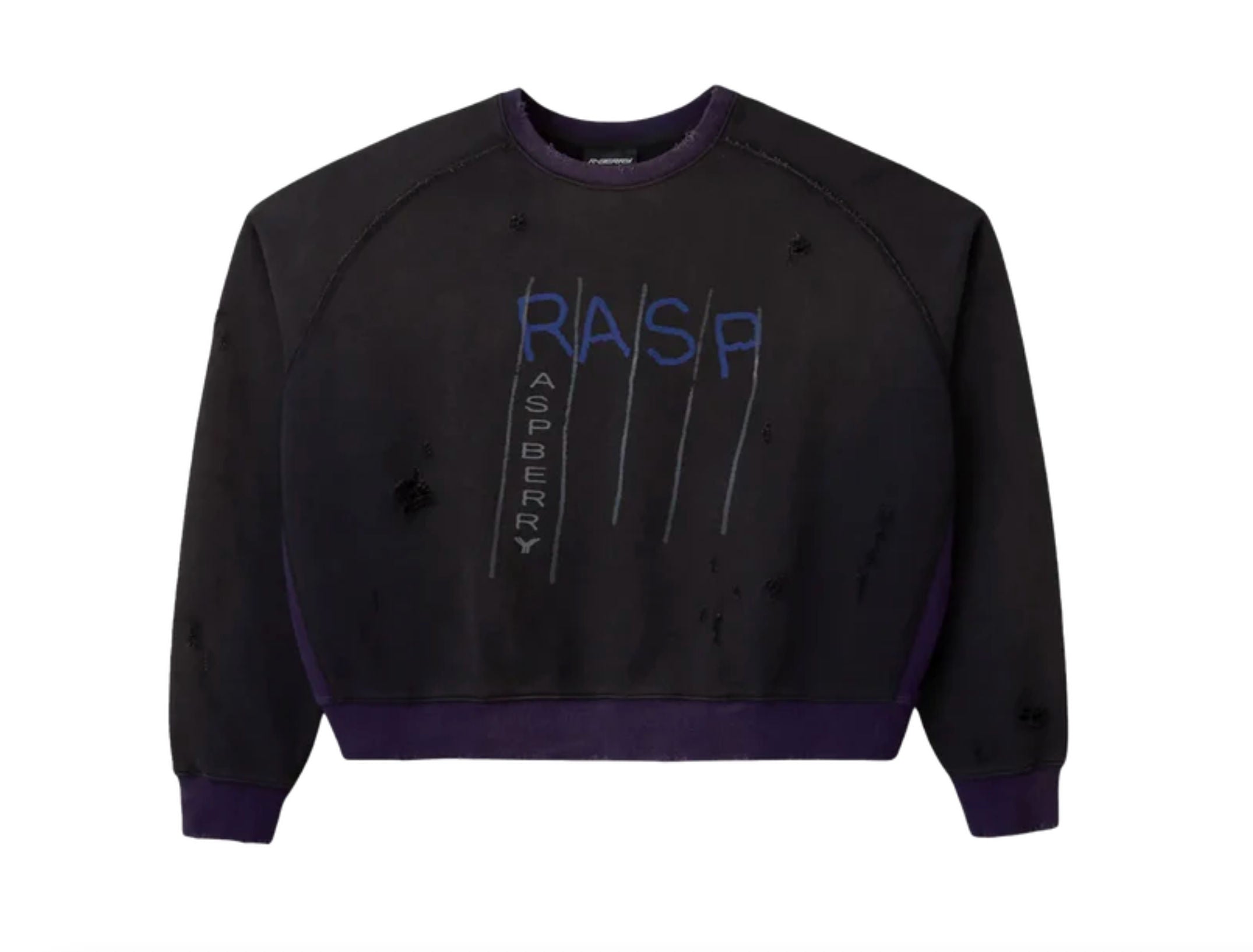 GV Gallery Raspberry Hills Sulfur Crewneck Black/Purple