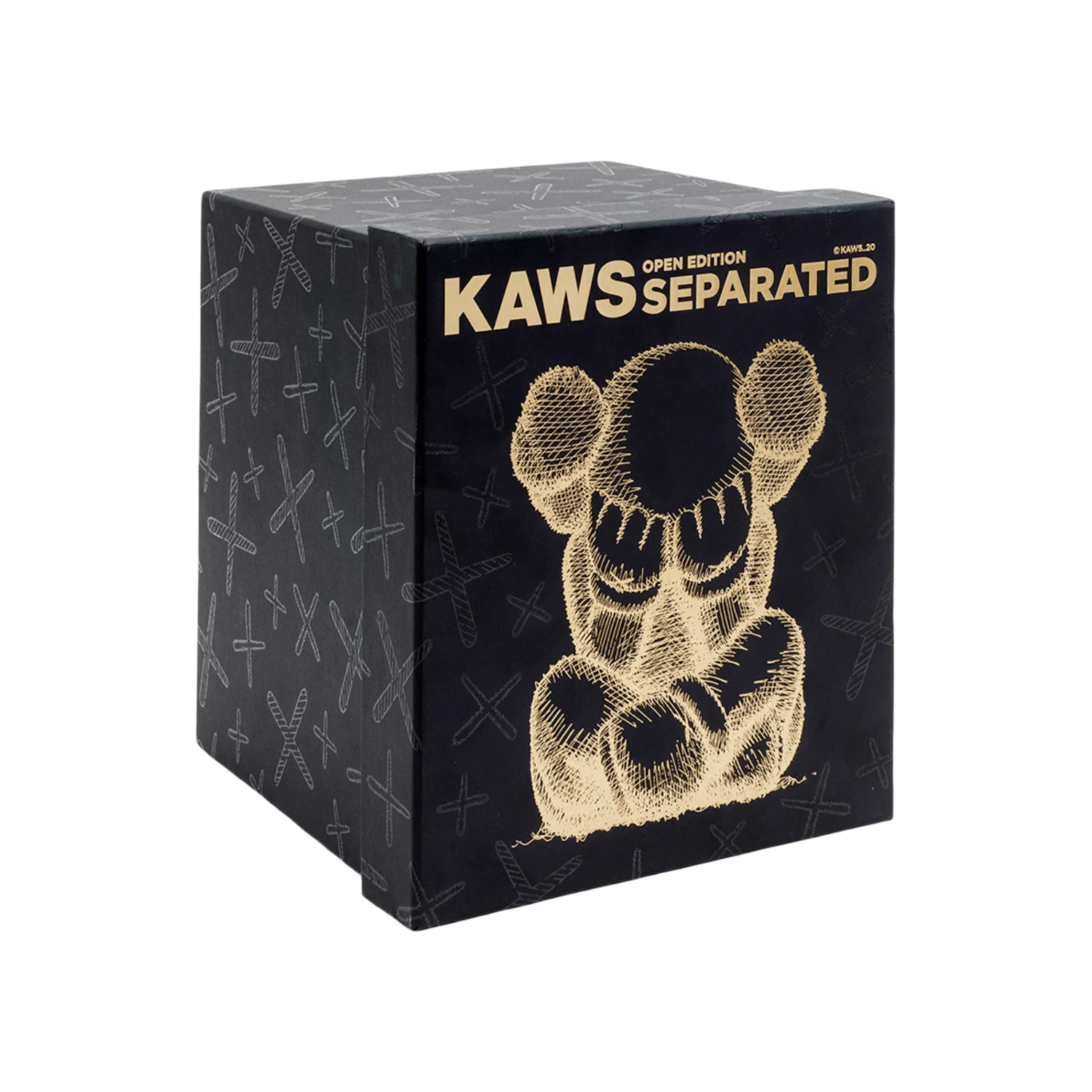 KAWS Separated Vinyl Figure Black