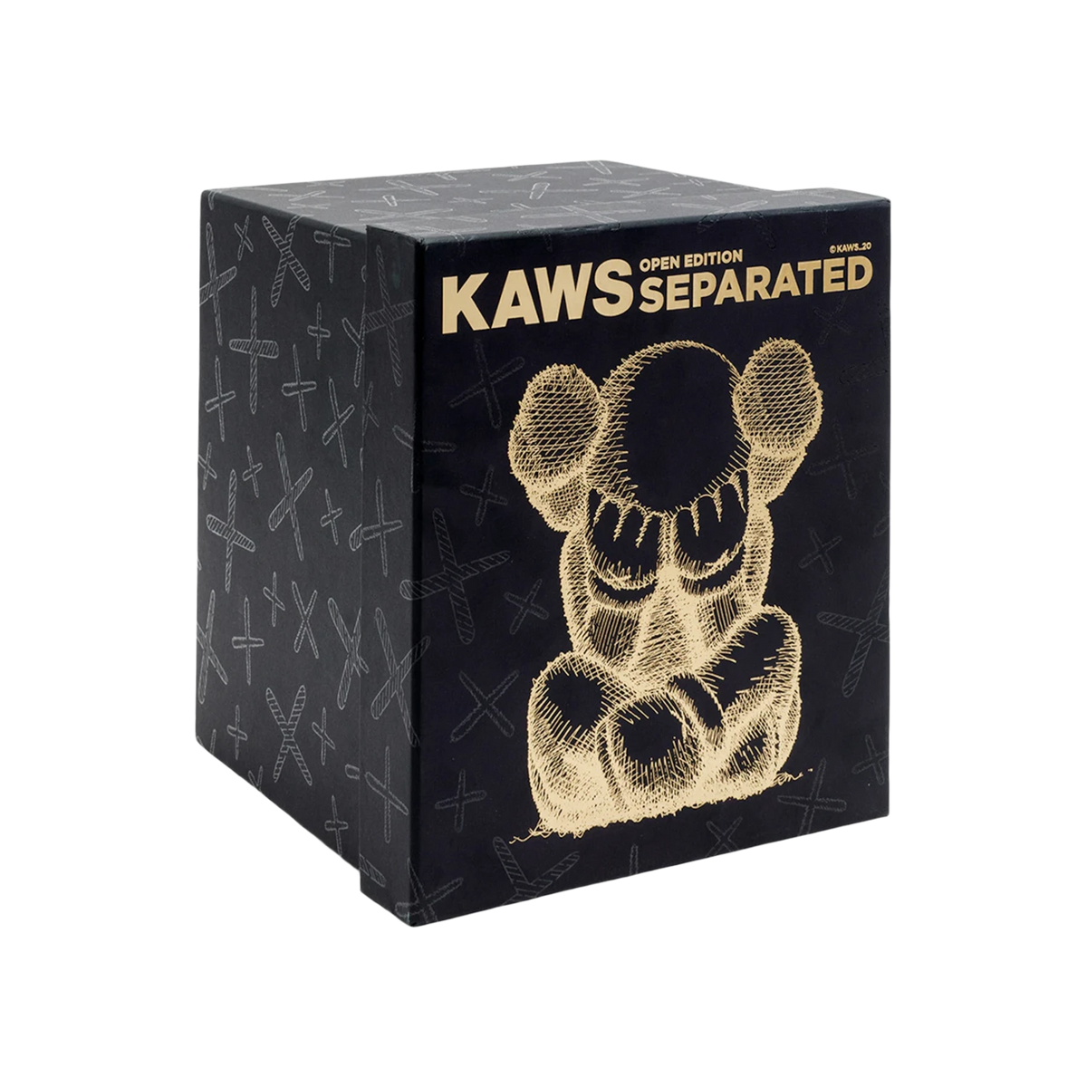 KAWS Separated Vinyl Figure Black