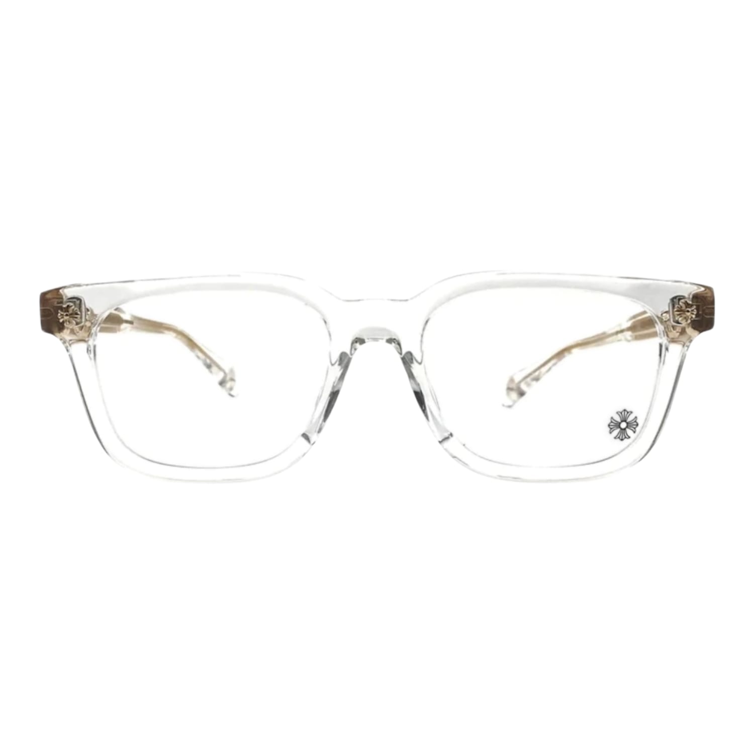 Chrome Hearts Cox Ucker Crystal/18k Gold Plated Glasses