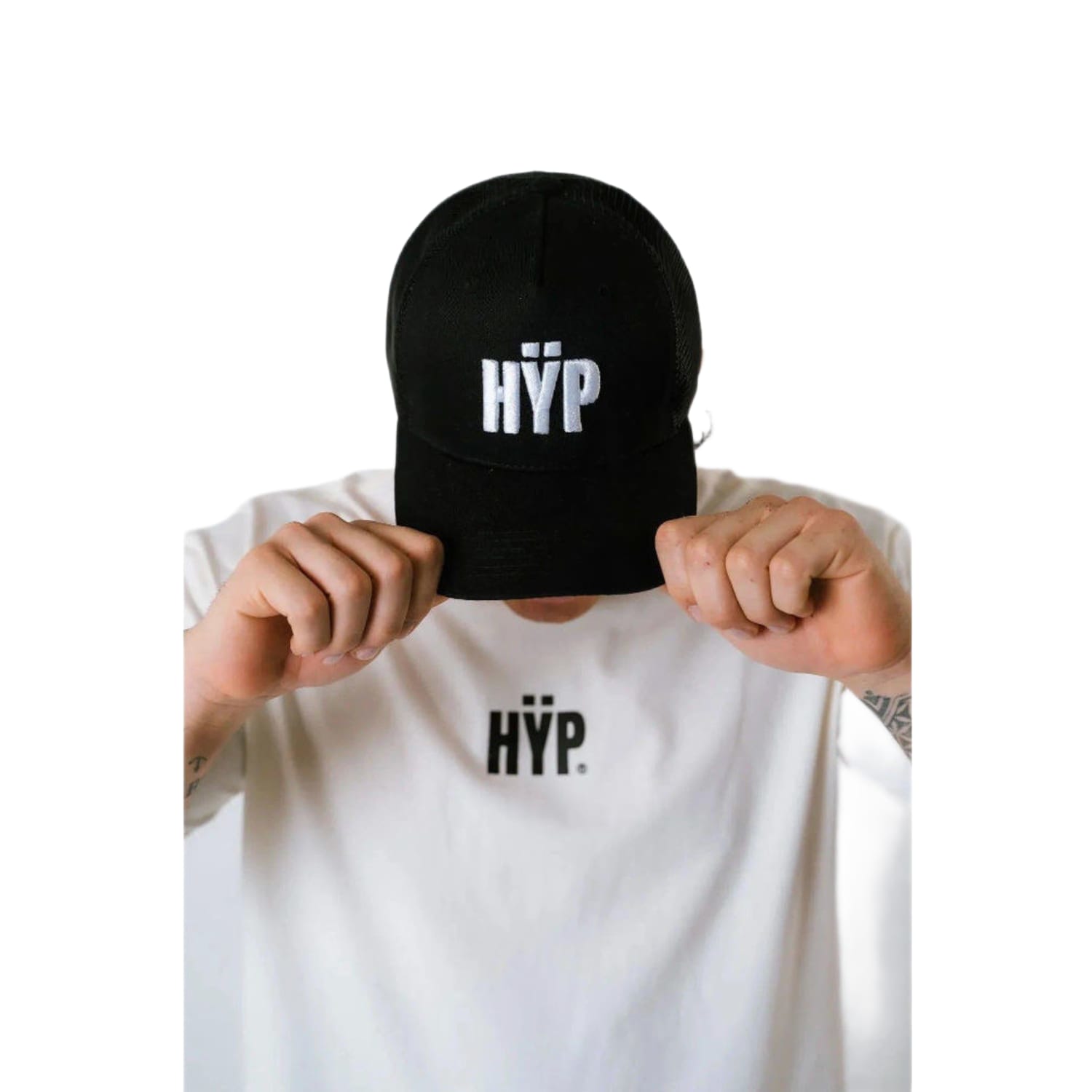 HŸP Trucker Hat V2 Black White
