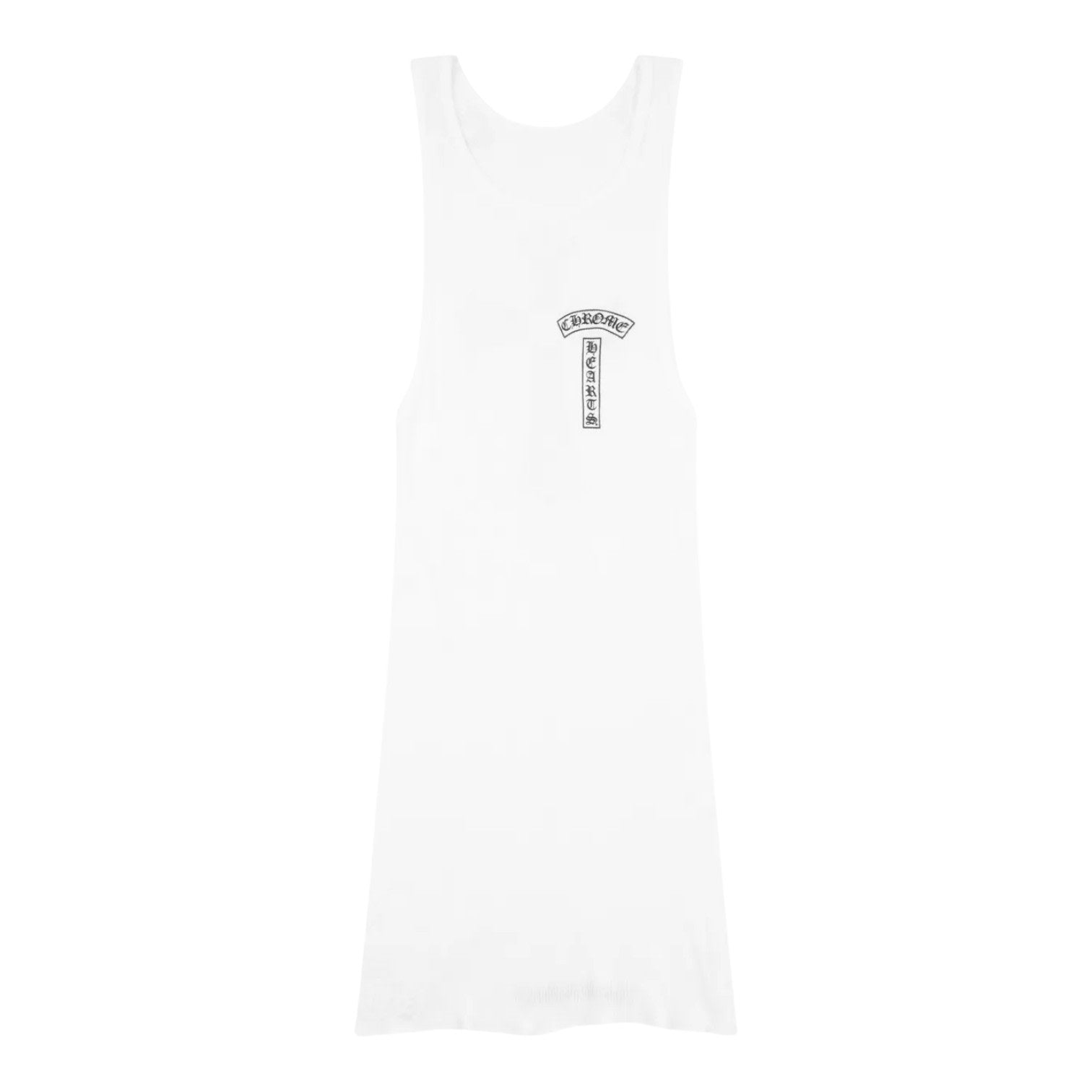 Chrome Hearts T Bar Rib Tank White