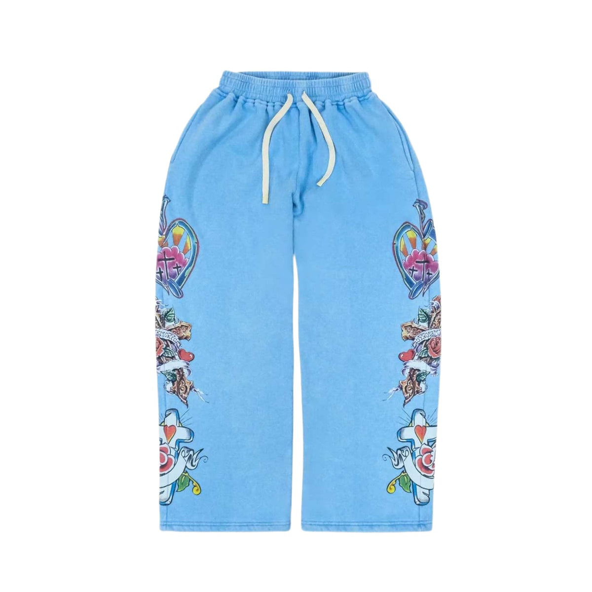 Righteous Risen King Sweatpants Blue