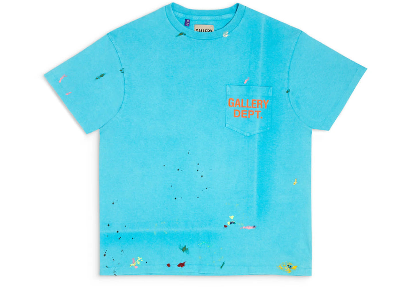 Gallery Dept. Vintage Logo Painted Tee Tee Turquoise