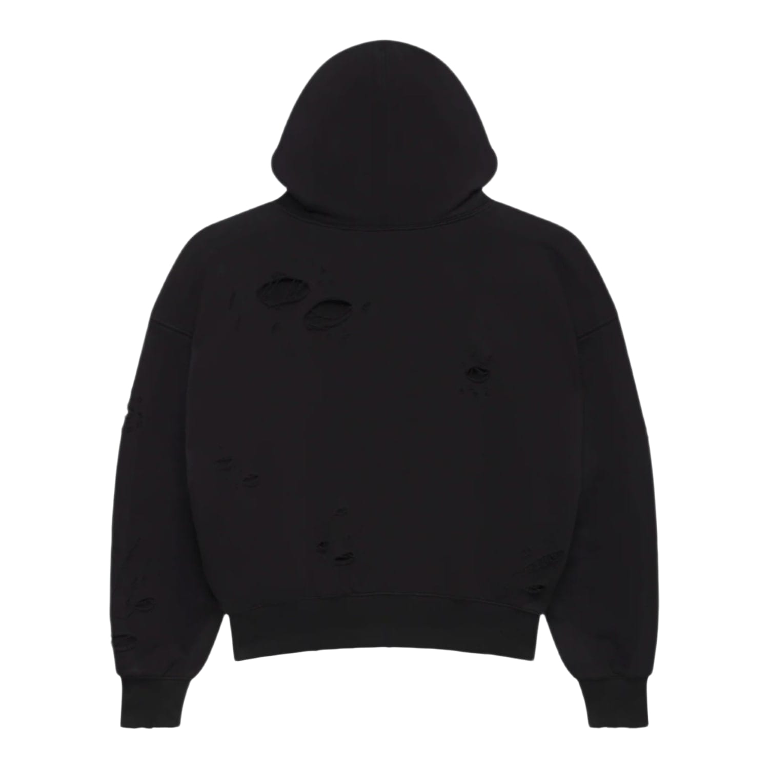 LostShdws DSTRY DBL Layer Logo Hoodie Black