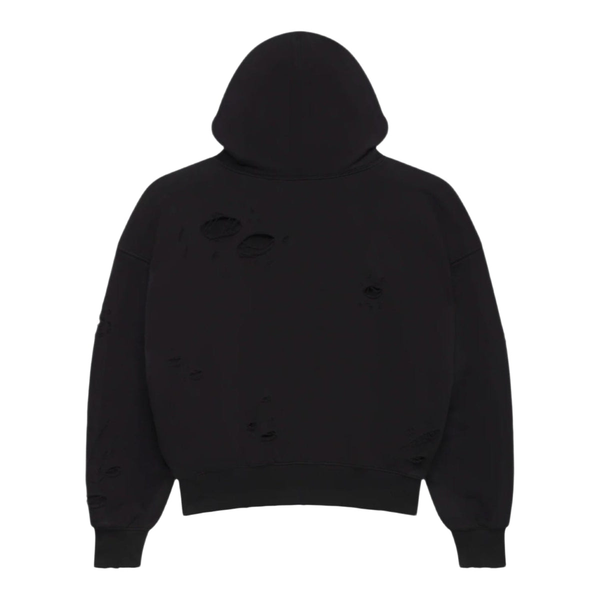 LostShdws DSTRY DBL Layer Logo Hoodie Black