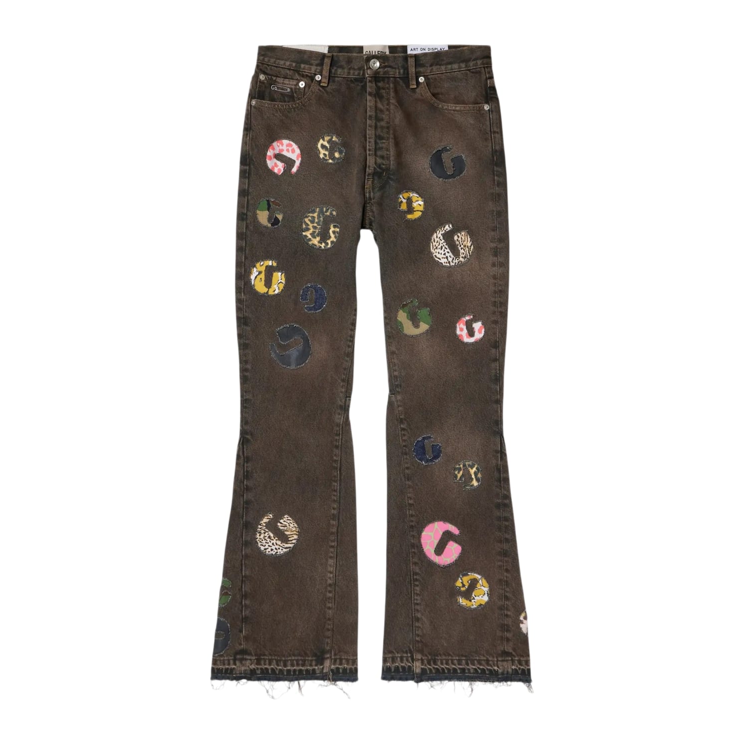 Gallery Dept. G-Time Patch Flare Jeans Brown