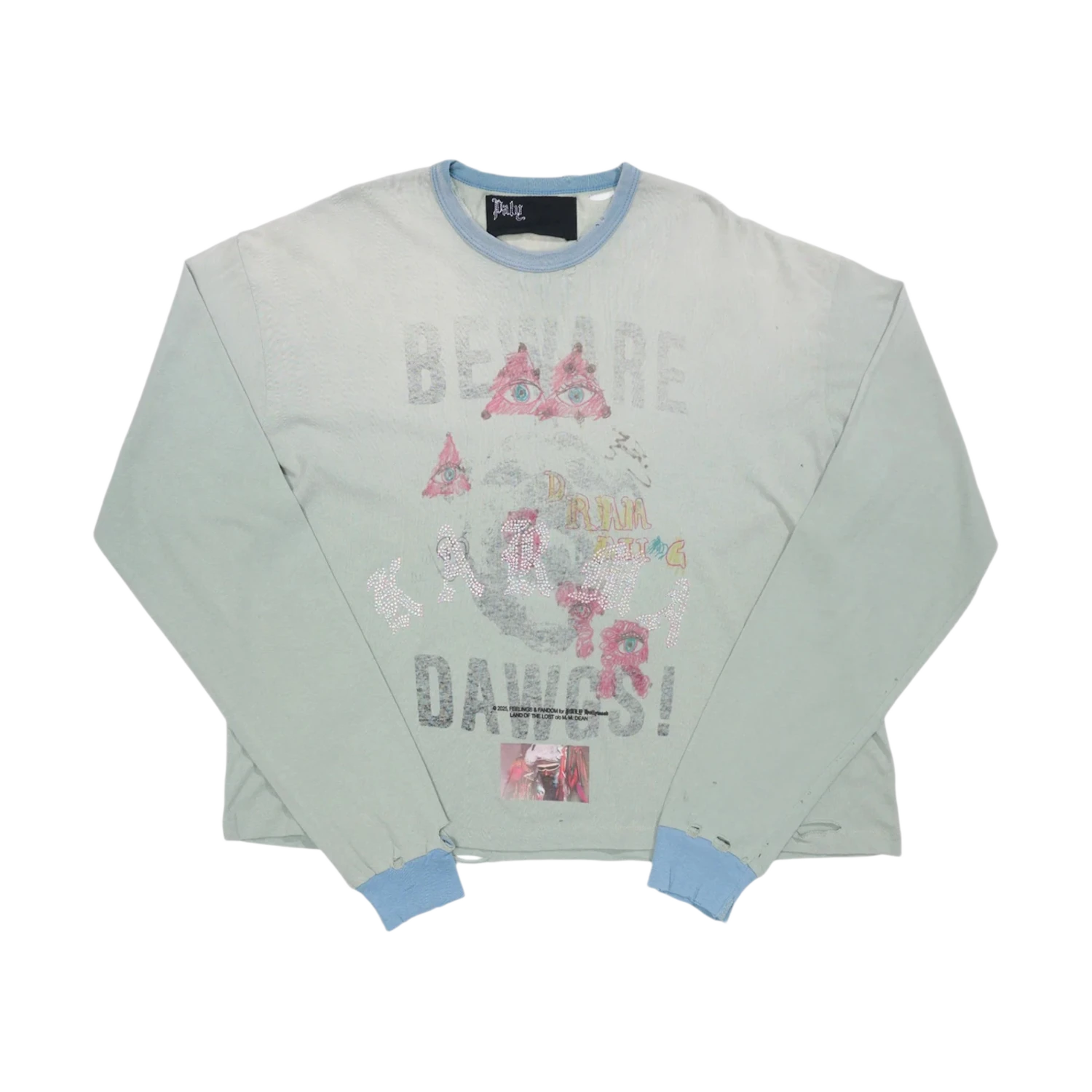 Paly Mstr Me Tonal L/S T-shirt Blue