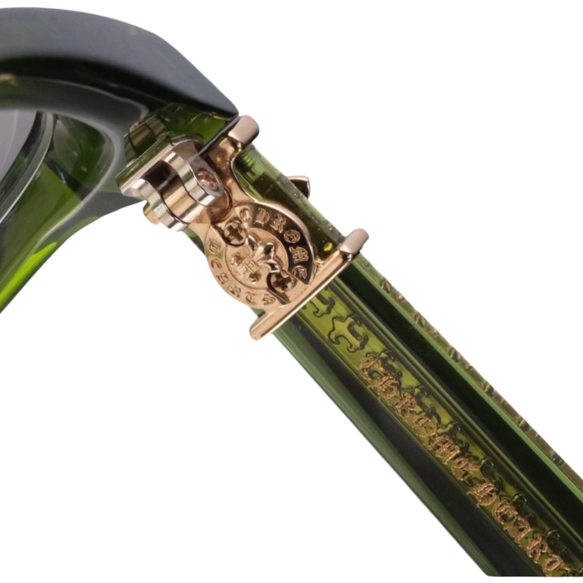 Chrome Hearts See You In Tea Marine Green/18k Gold Plated Glasses
