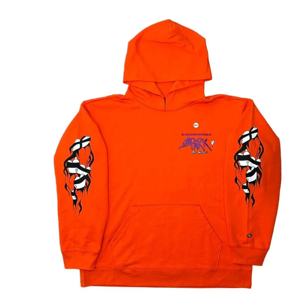 Chrome Hearts Matty Boy Sadistic Lipstick Hoodie Orange