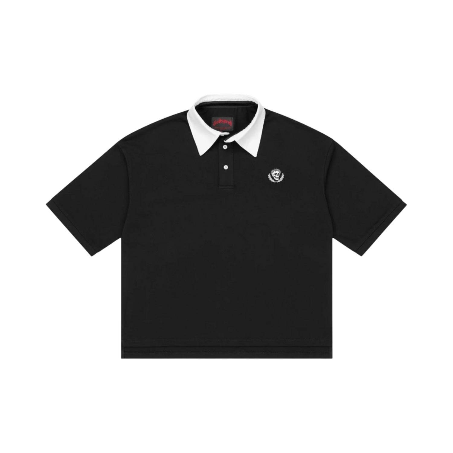 Godspeed Victor Minimal Crest Polo 'Black'
