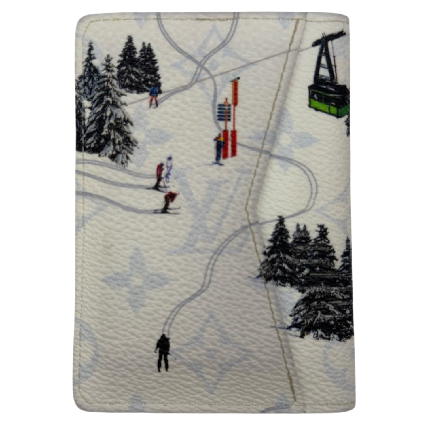 Louis Vuitton Skateboard Pocket Organizer Ski/White