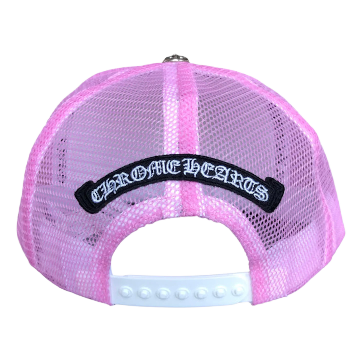 Chrome Hearts Horseshoe Trucker Hat Pink/White