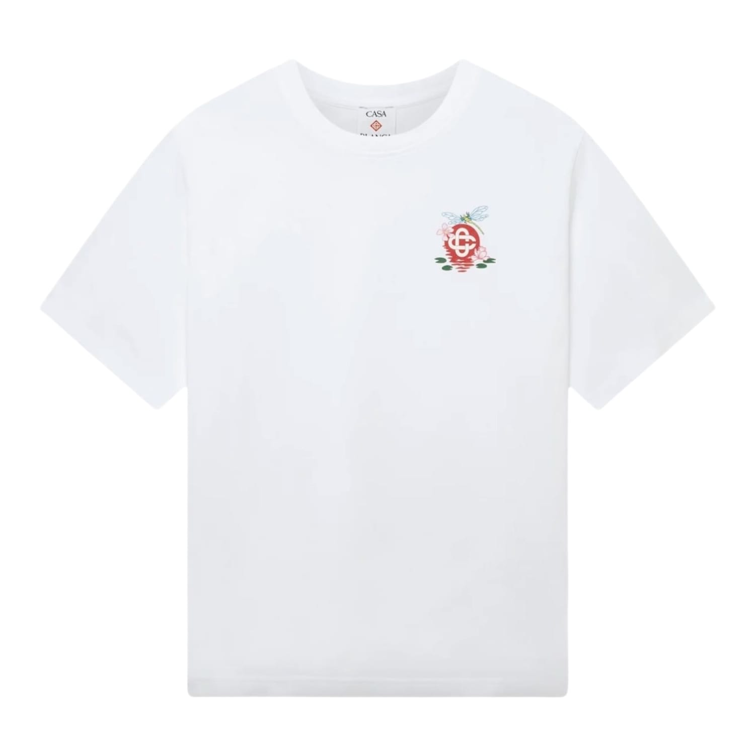 Casablanca Dragonfly Floral Oversized Short Sleeve T‑Shirt