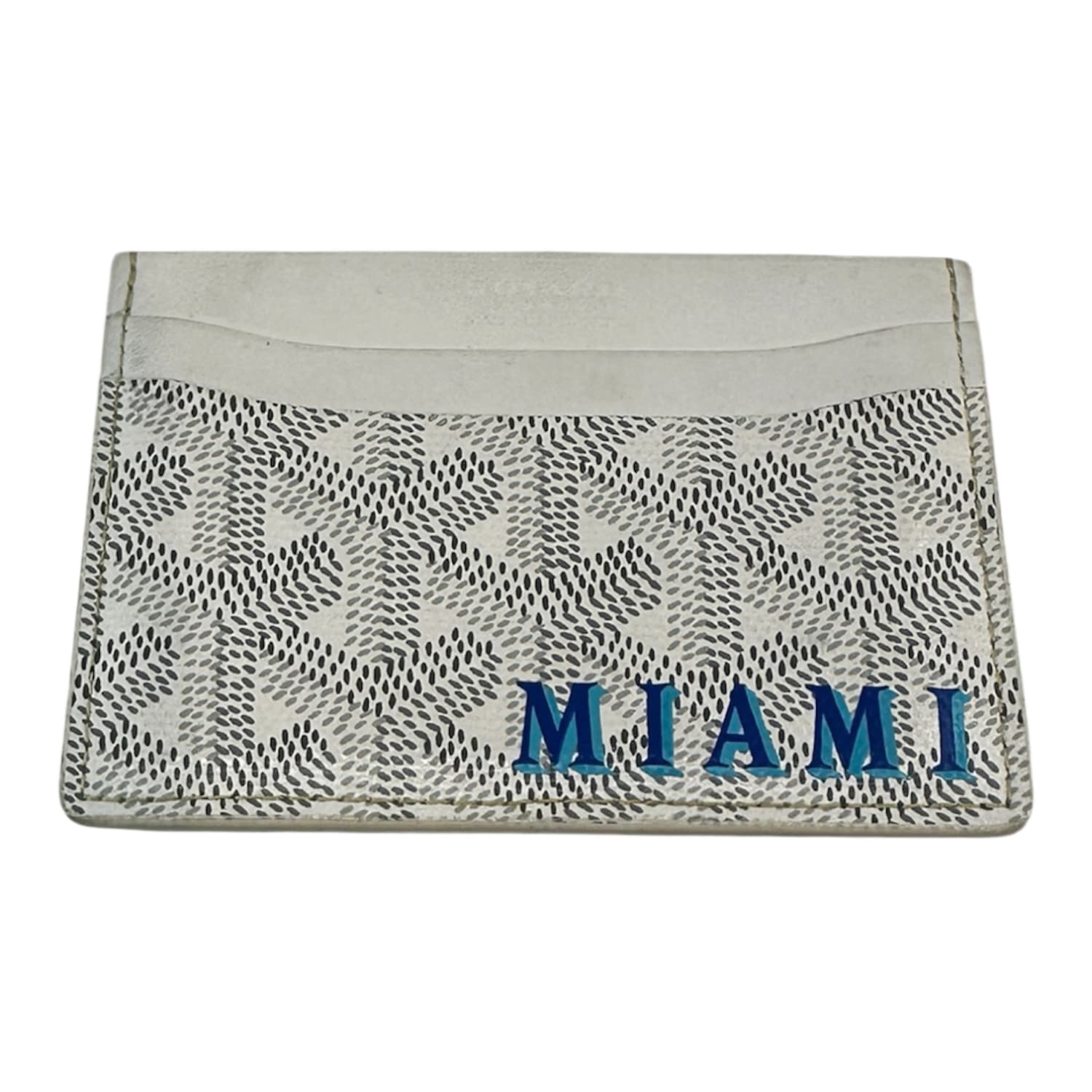 Goyard Saint Sulpice Miami Exclusive Card Holder White