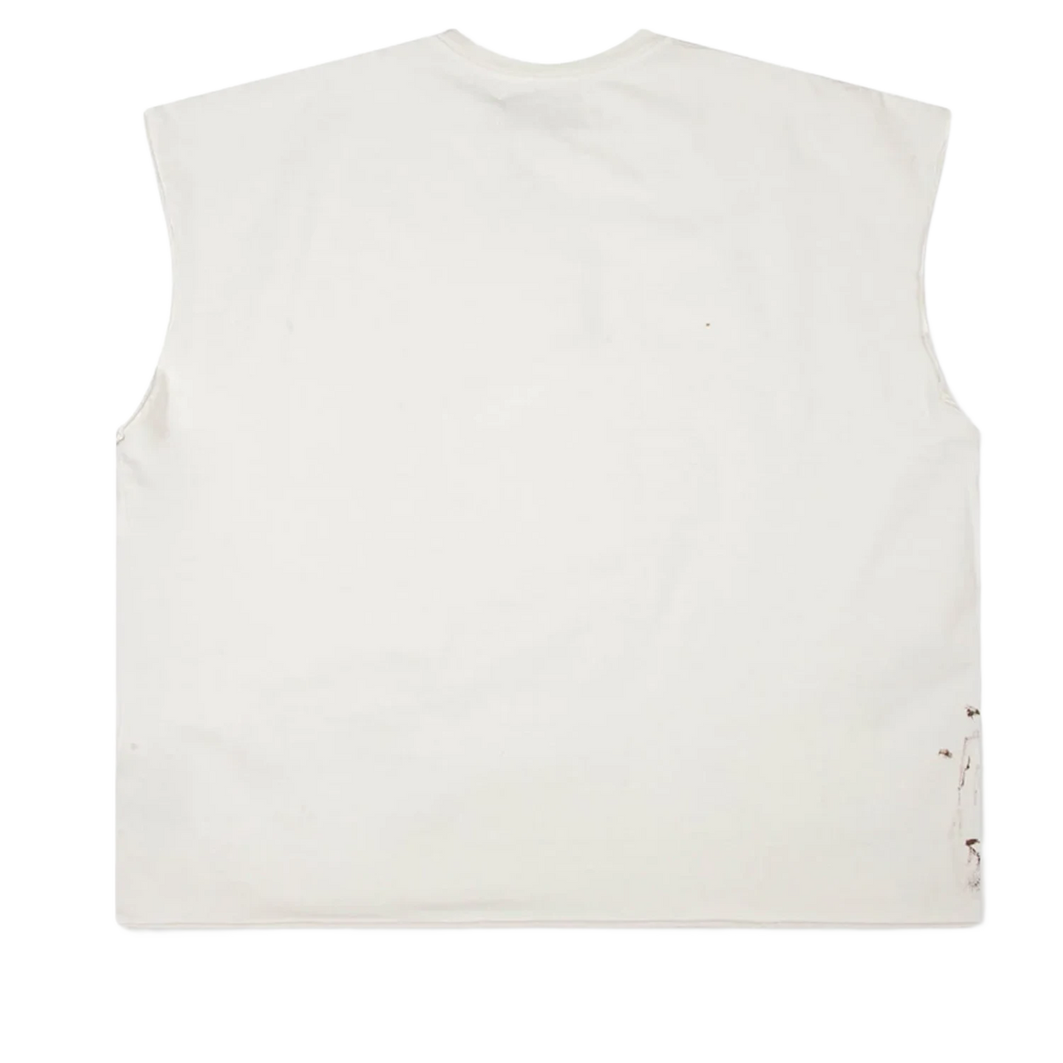 Satoshi Nakamoto Globe of Death Vintage White Cutoff T-Shirt