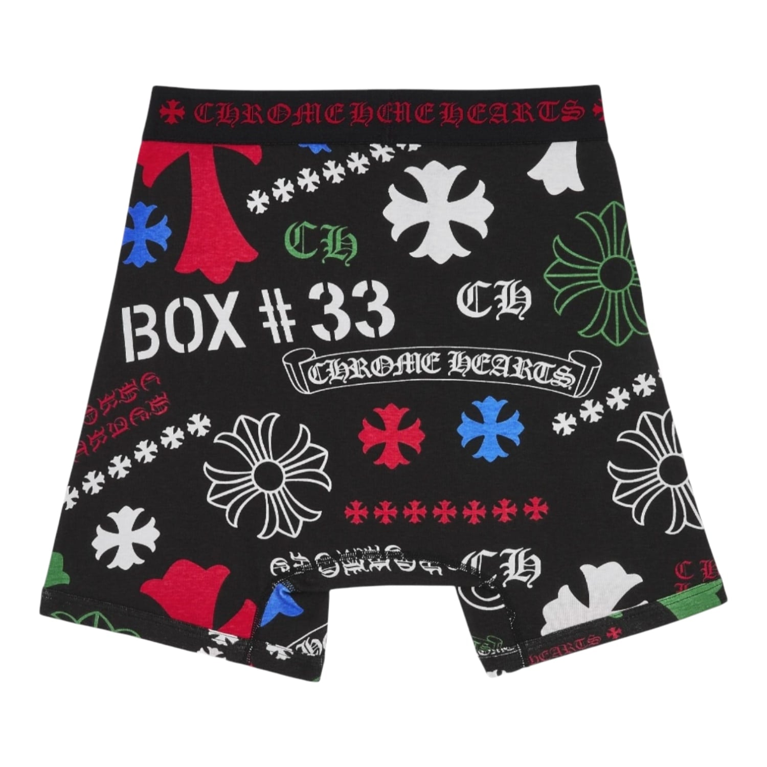 Chrome Hearts Classic Rib Boxer Brief Black/Multicolor