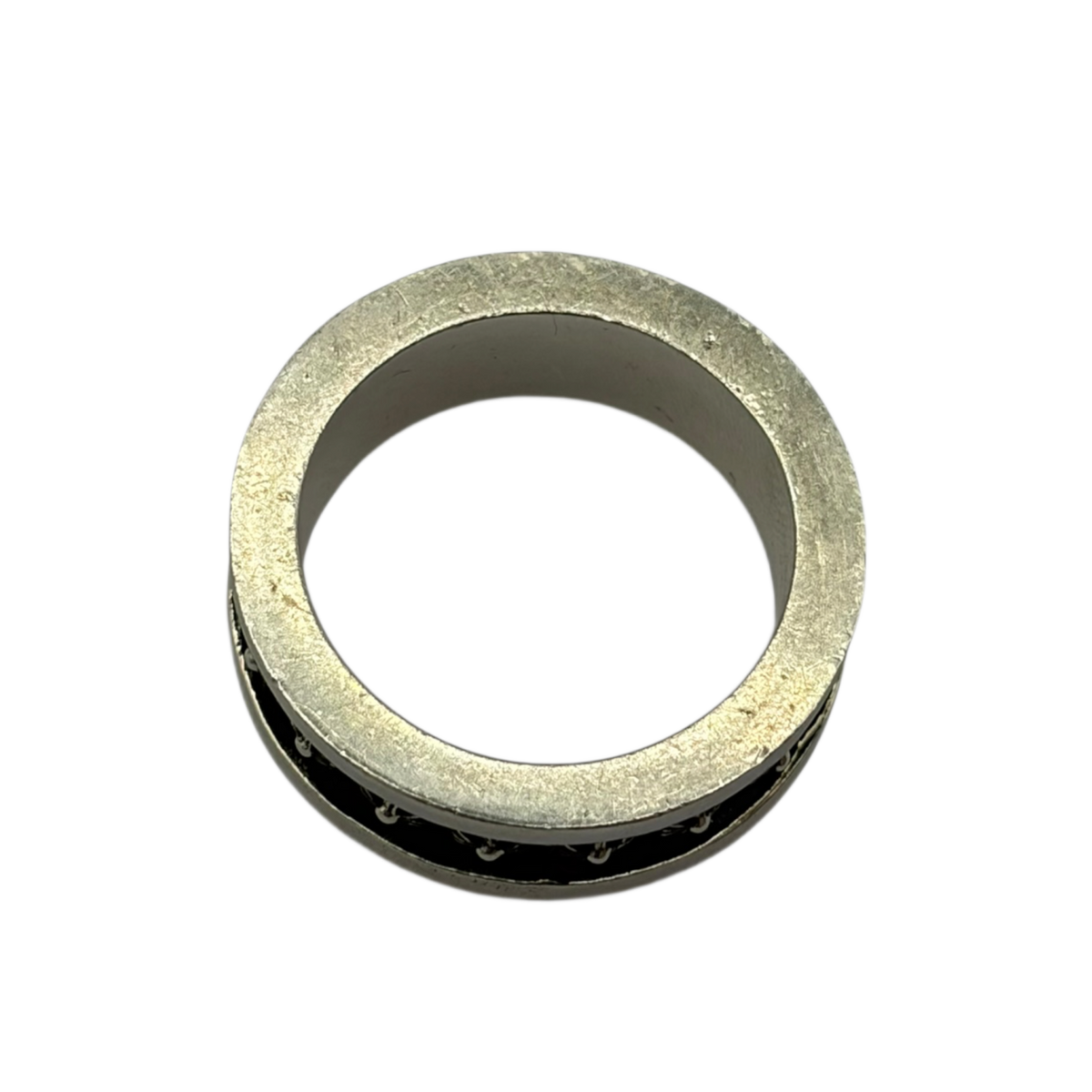 Chrome Hearts Silver Tiny Plus Ring - Size 8.5