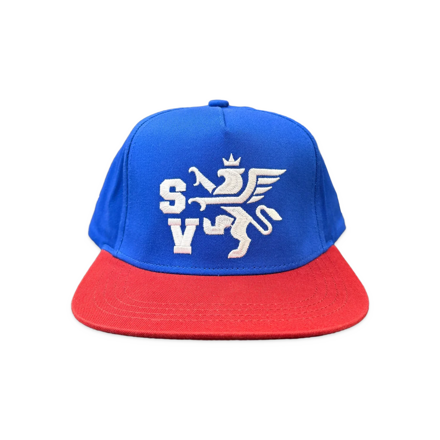 Saint Vanity Griffin Blue Red Snapback Hat