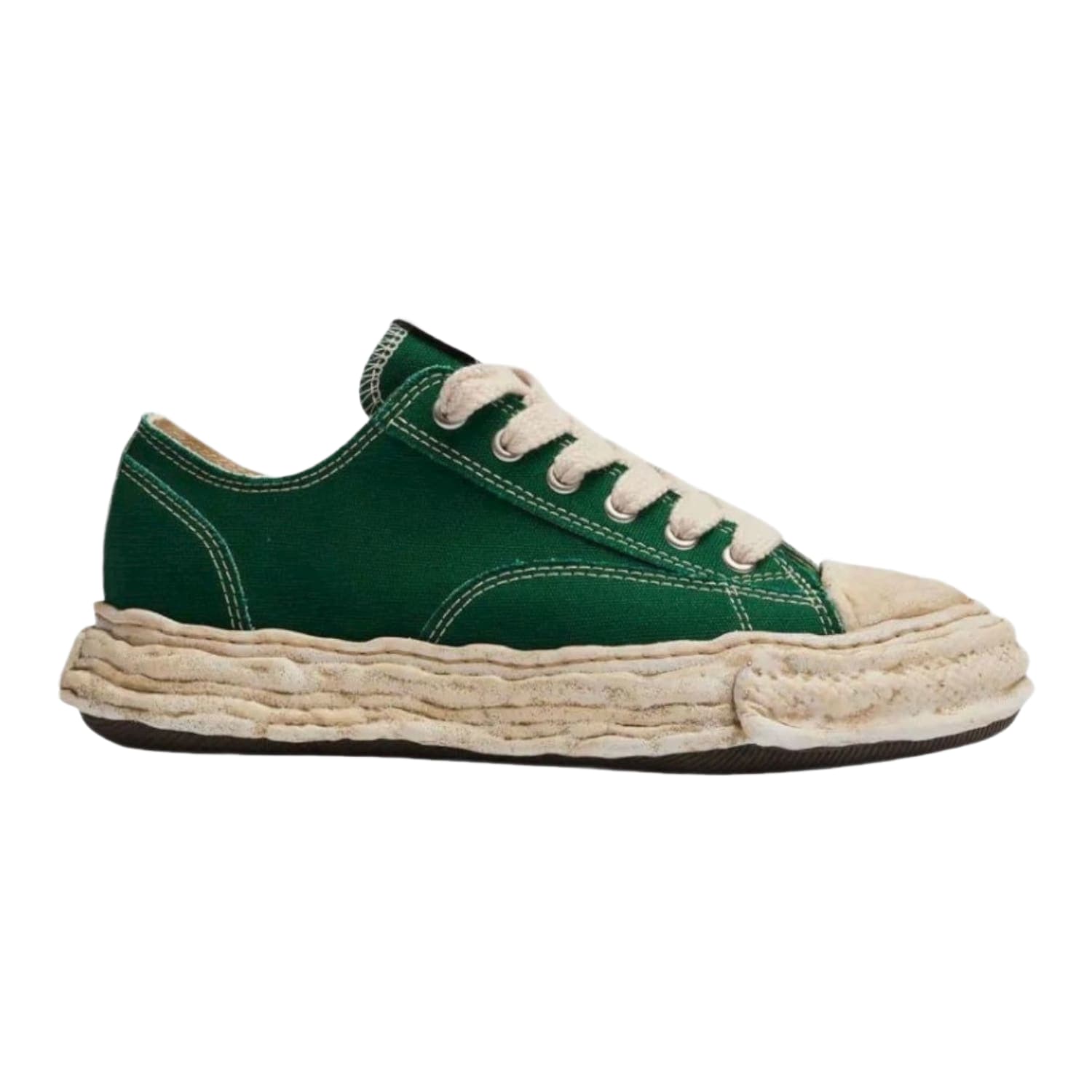 Maison Mihara Yasuhiro Peterson 23 Low Garment Dyed Green