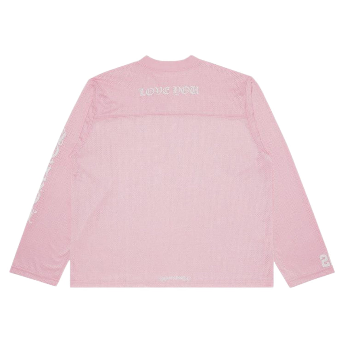 Chrome Hearts Love You Mesh Warm Up Jersey 'Pink'