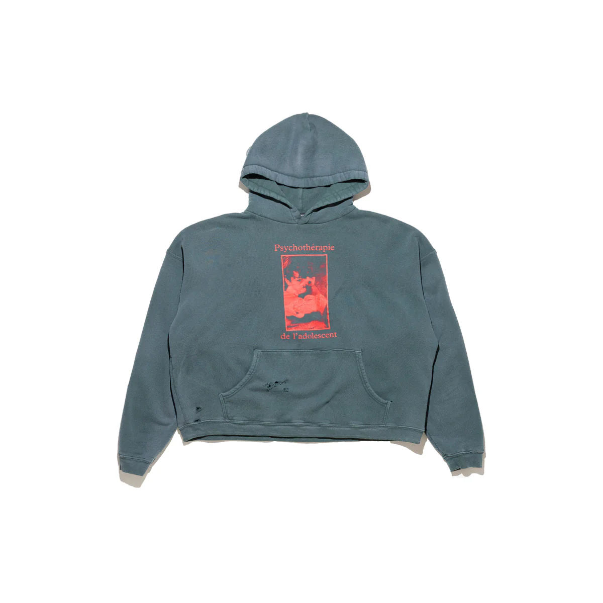 Enfants Riches Déprimés Psychotherapie De L'adolescent Hoodie Antique Green