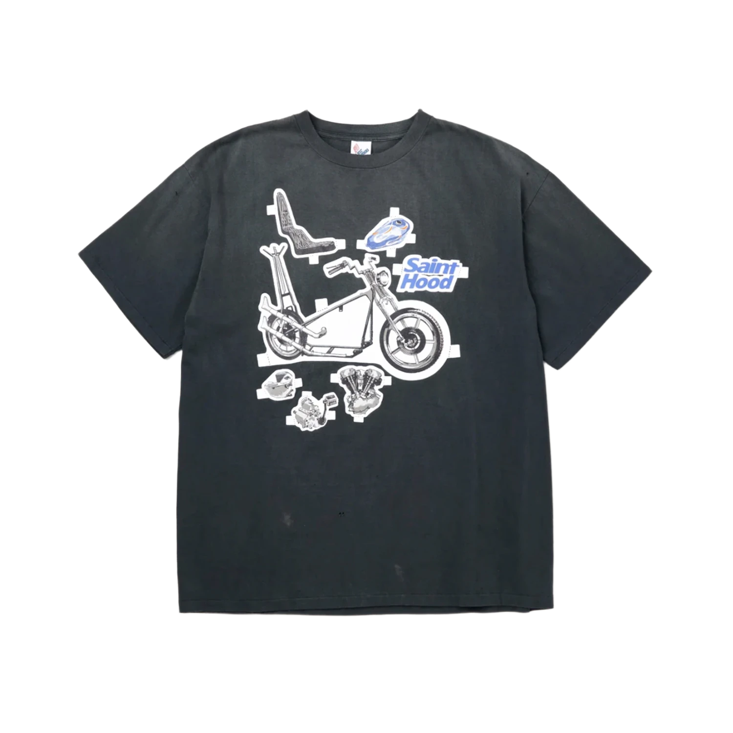 Saint Michael Neighborhood Bike T-Shirt Black