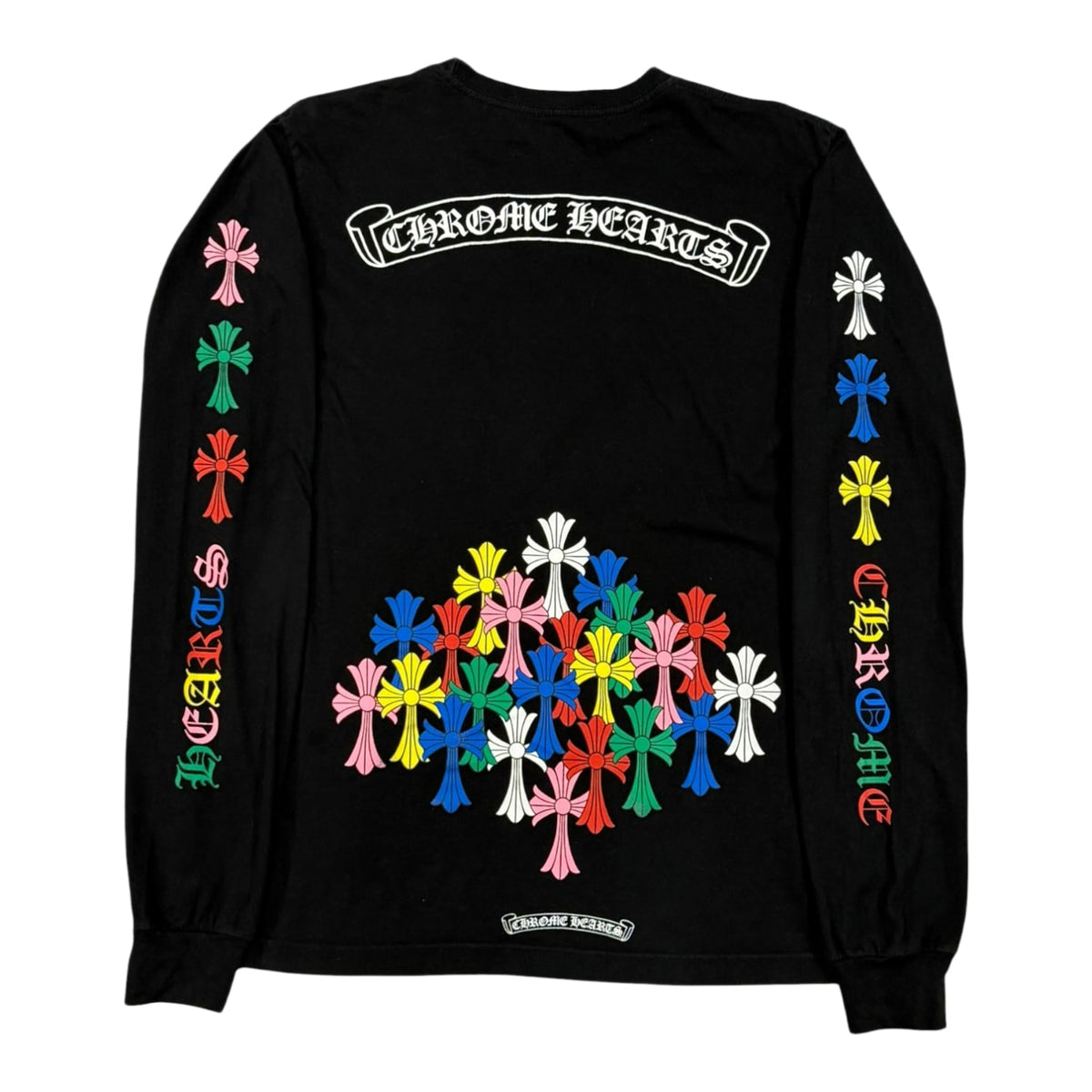 Chrome Hearts Multi Color Cross L/S T-Shirt Black