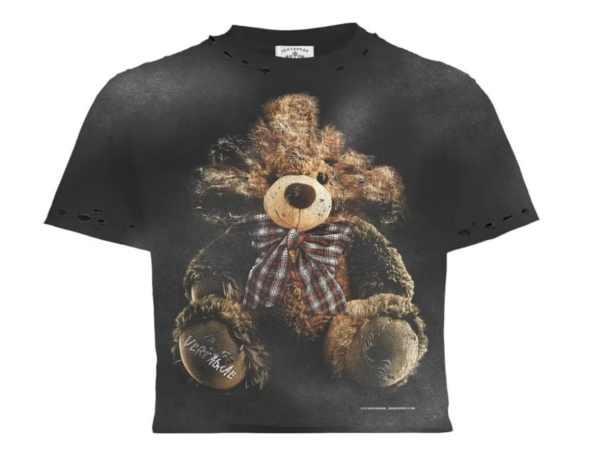 Vertabrae Teddy T-Shirt Black