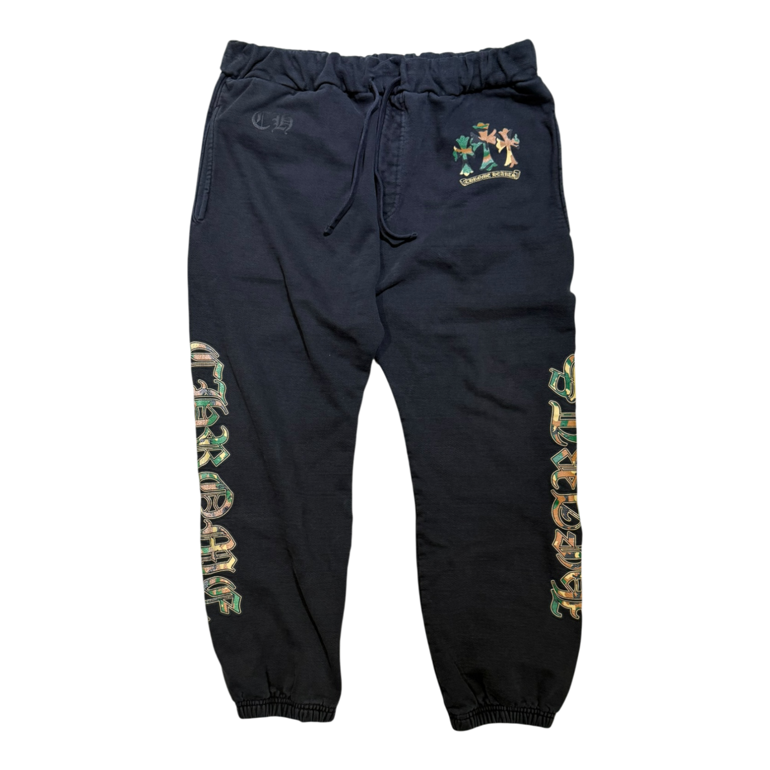 Chrome Hearts Camo Triple Cross Sweatpants Black
