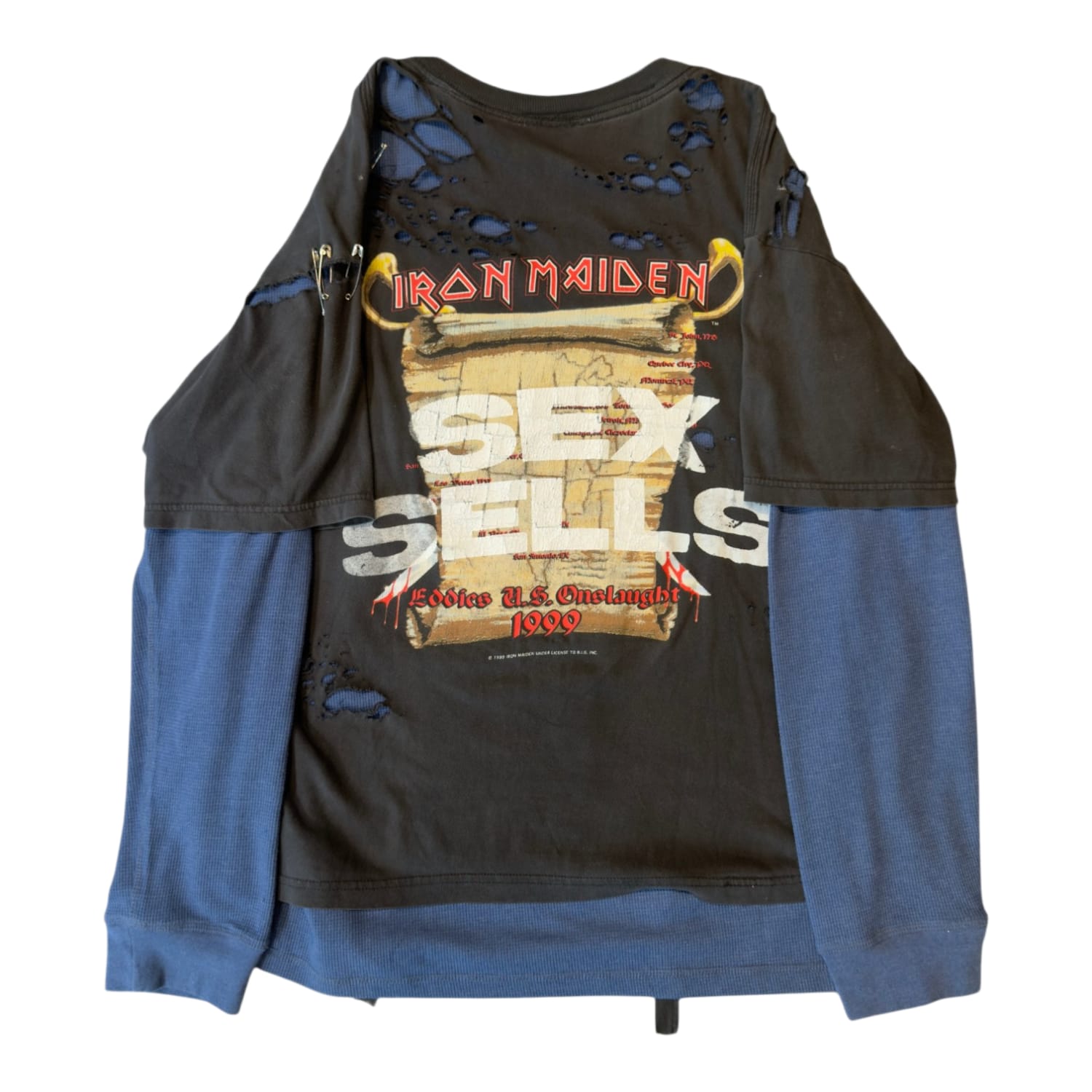 Poor Parker Vintage Iron Maiden Luke T-Shirt Thermal One Of One