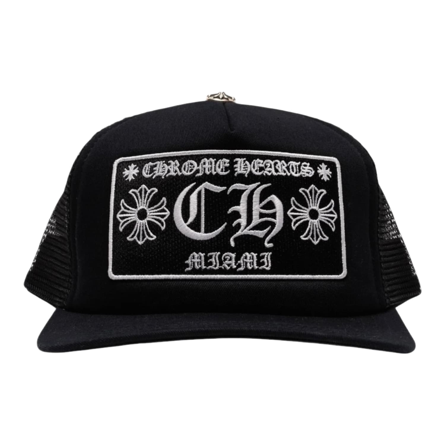 Chrome Hearts Miami Exclusive Trucker Hat Black