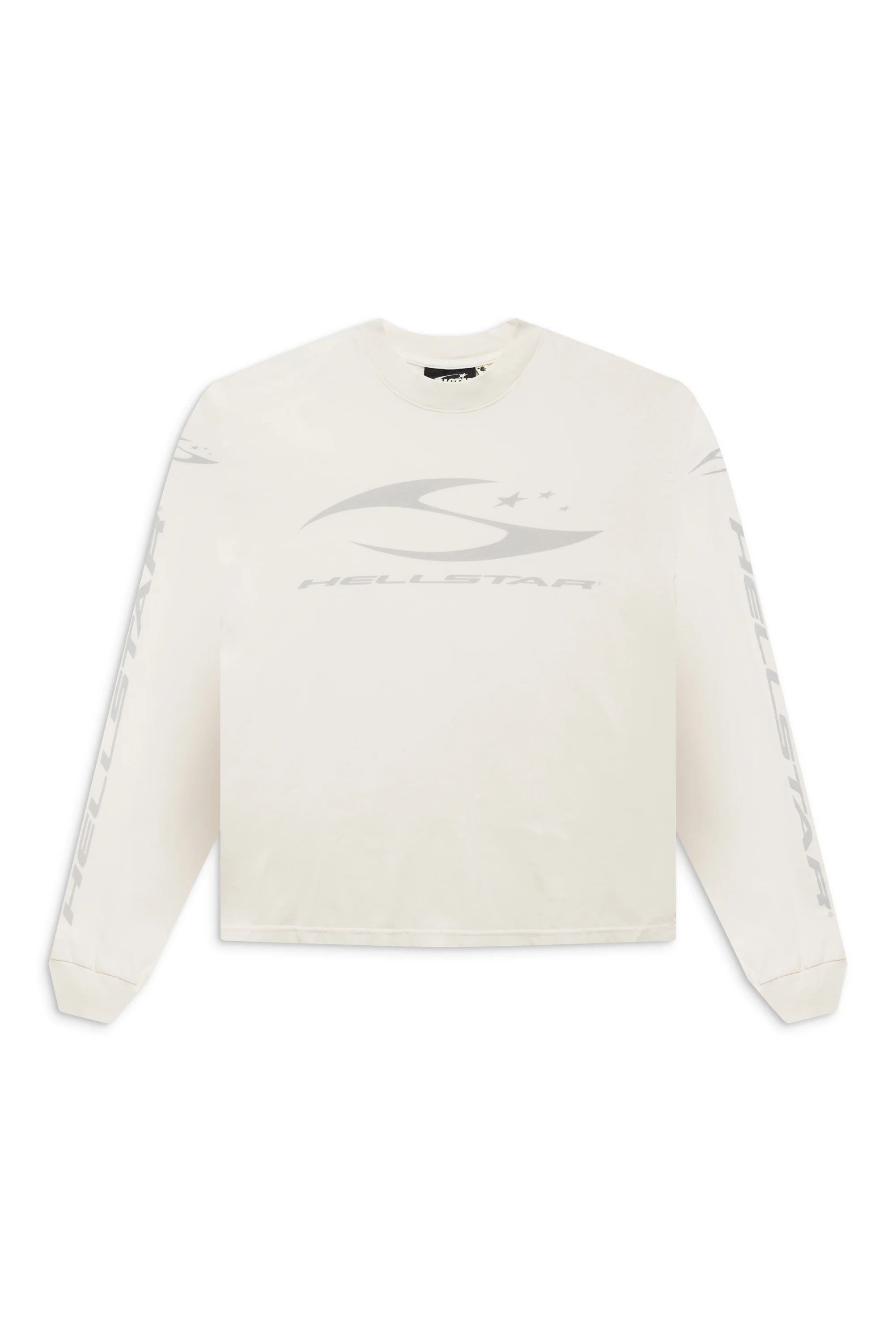 Hellstar Cursive Logo L/S T-Shirt White