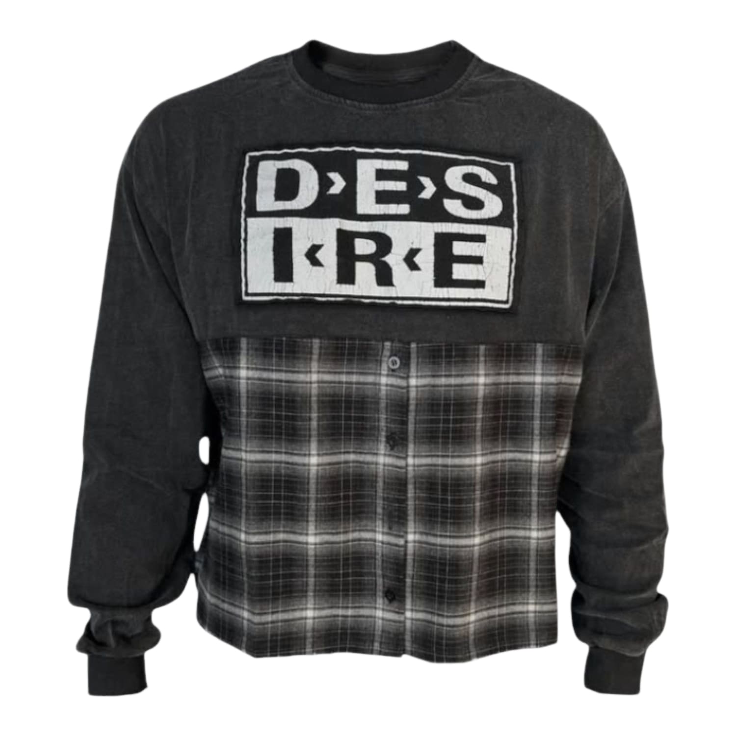 Bottega Desires Hybrid Flannel Longsleeve T-Shirt