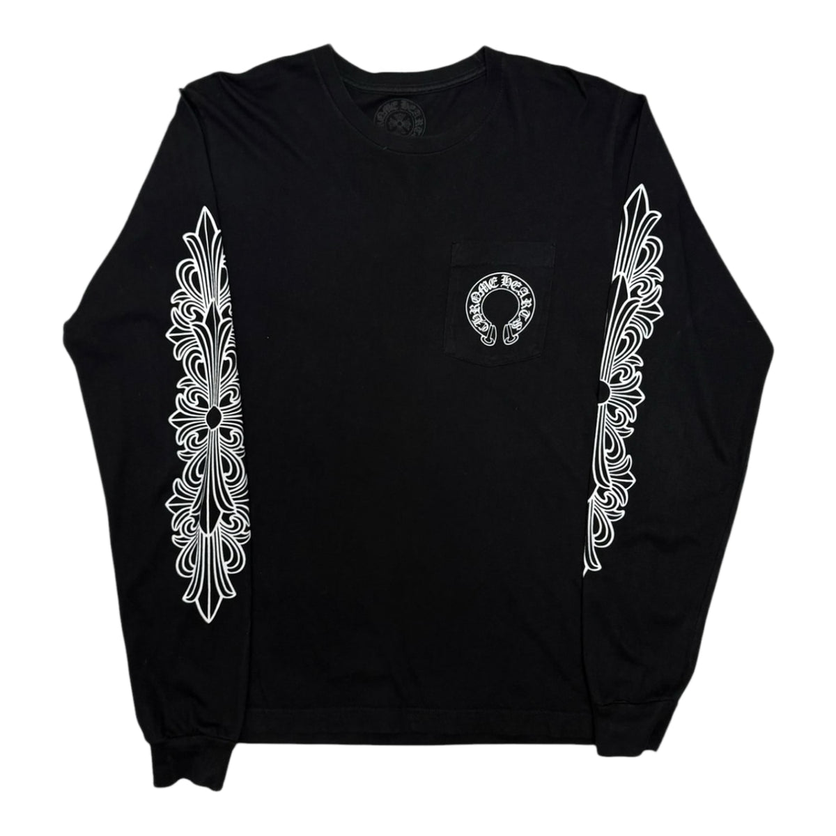 Chrome Hearts Floral Horseshoe L/S T-shirt Black