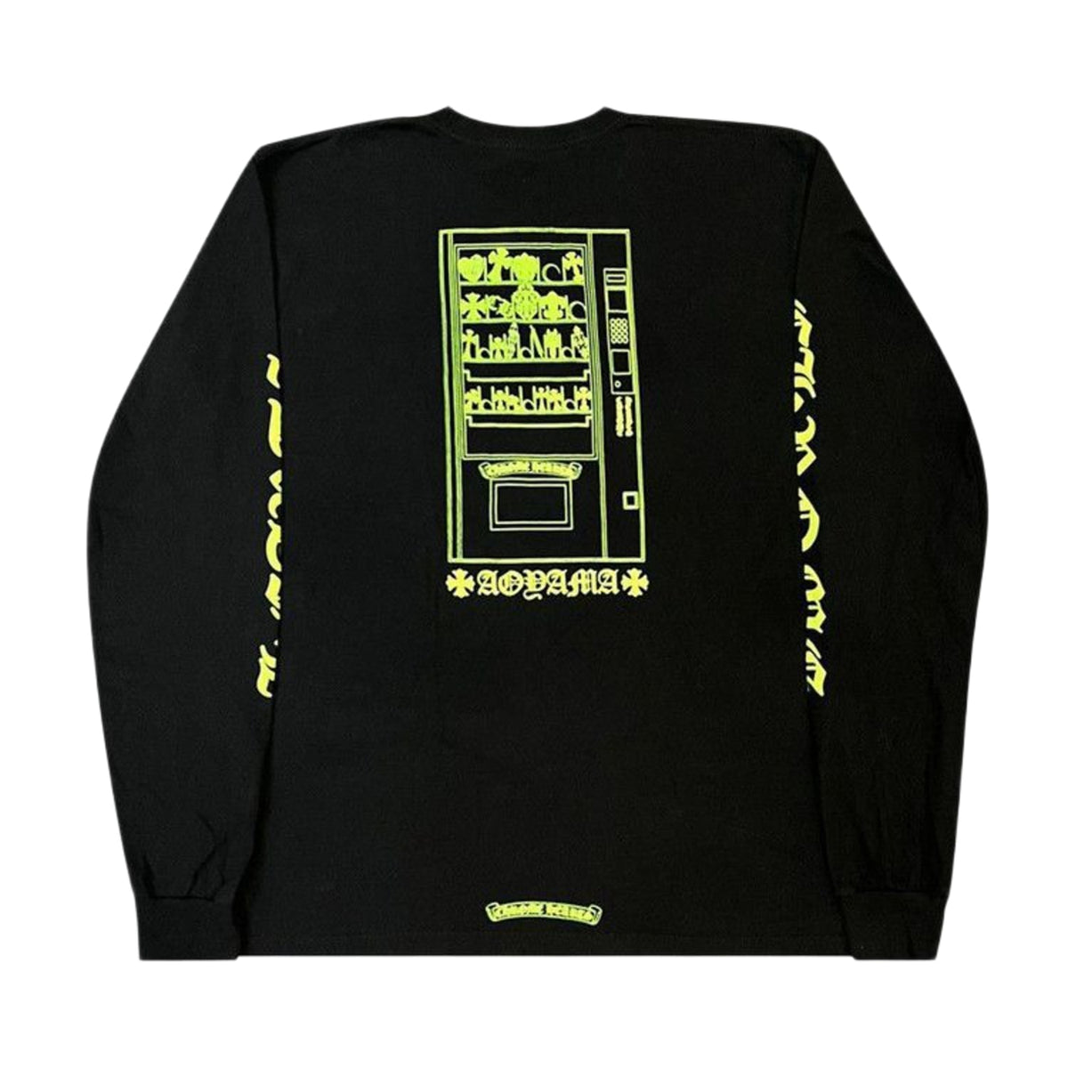 Chrome Hearts Aoyama Tokyo Vending Machine Long-Sleeve 'Black/Yellow'