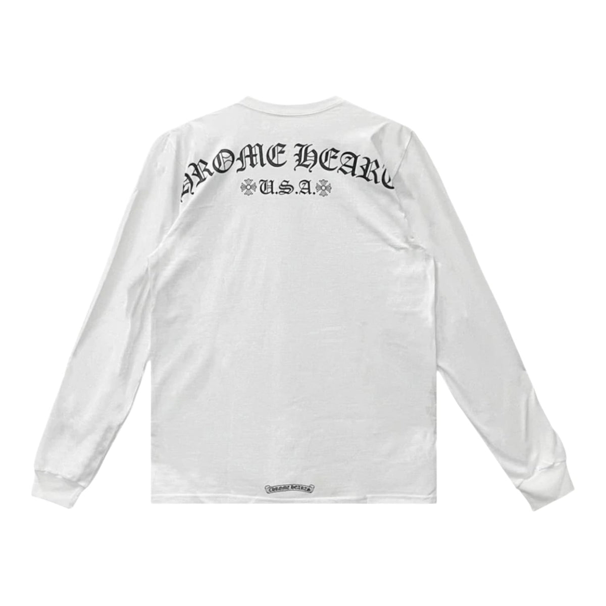 Chrome Hearts U.S.A Shoulder Logo L/S White