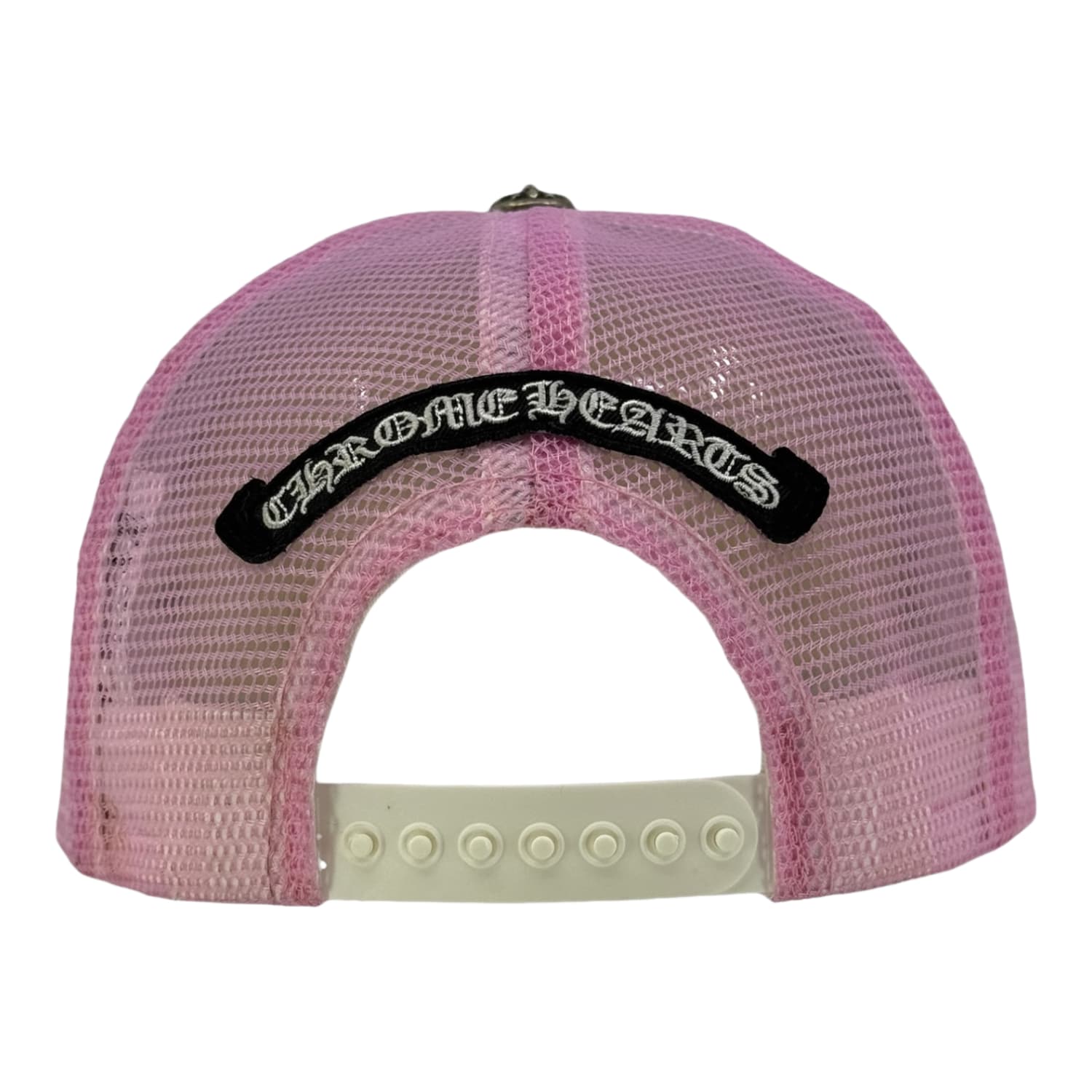Chrome Hearts Matty Boy Sex Records Horse Shoe Trucker Hat Pink/White