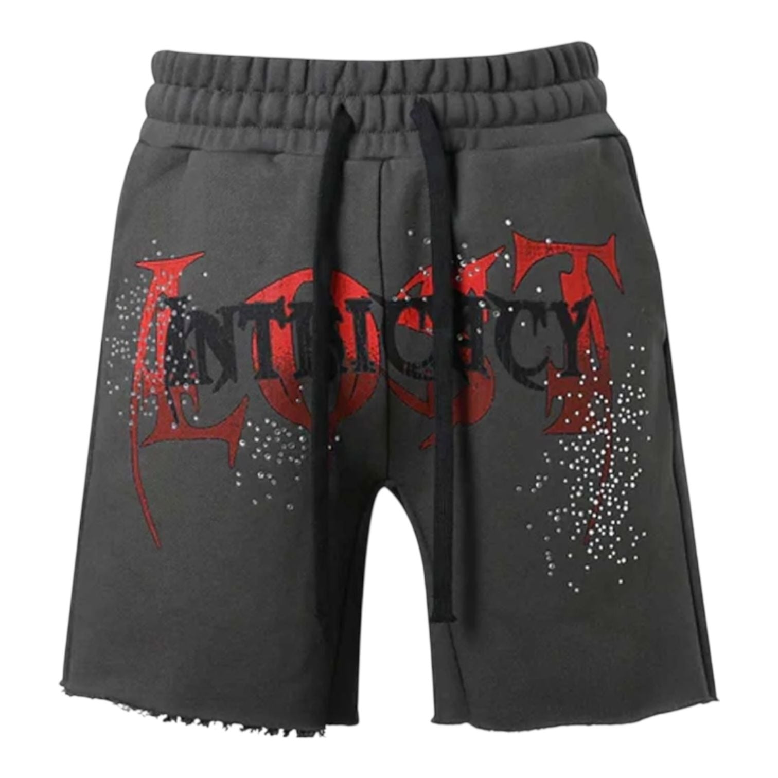 Lost Intricacy Dark City Rhinestones Shorts